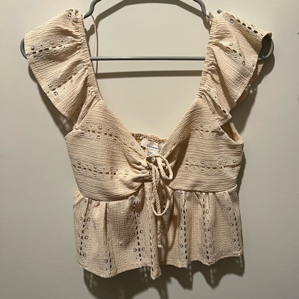 Keyhole Babydoll Top